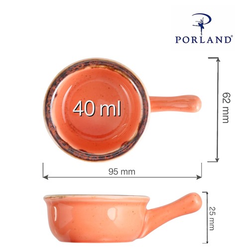 Zdjęcie do Mini naczynie z rączką Amber 60 mm 2