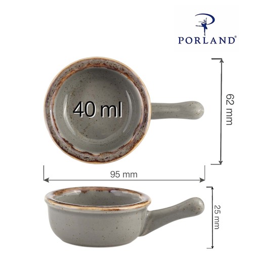 Foto für Mini-Gefäß mit Henkel Stone 60 mm 2