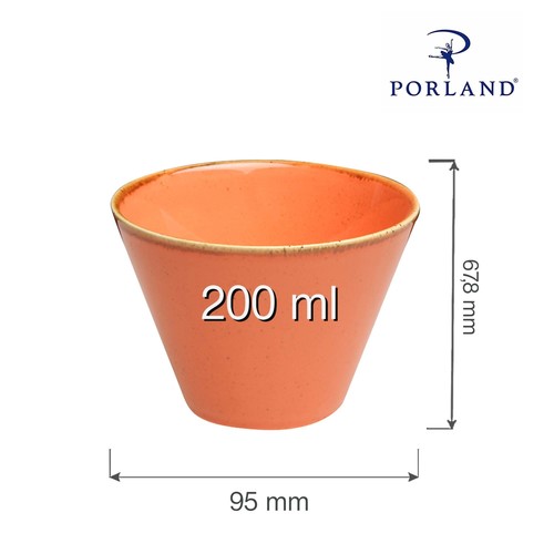 Zdjęcie do Miska stożkowa Amber śr 95 mm, poj 200 ml 2