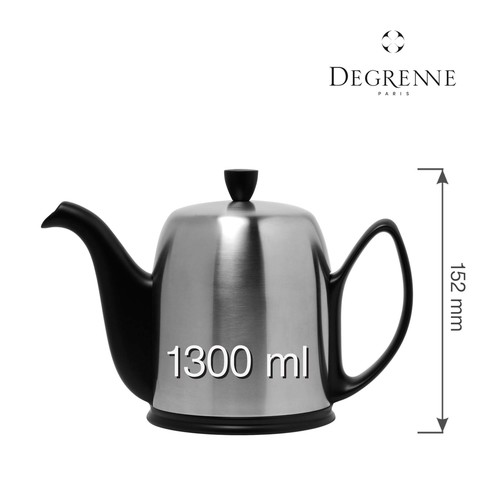 Zdjęcie do Dzbanek do herbaty z pokrywką Salam Noir Mat 1300 ml 2