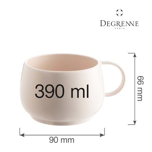 Zdjęcie do Filiżanka do cappucino Empileo Cafeterie Rose Nude, 390 ml 2