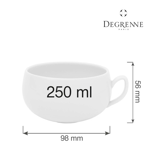 Zdjęcie do Filiżanka do kawy i herbaty Salam The Blanc, 250 ml 2