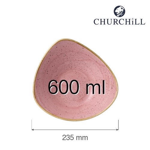 Zdjęcie do Miska trójkątna Stonecast Petal Pink 235 mm 2