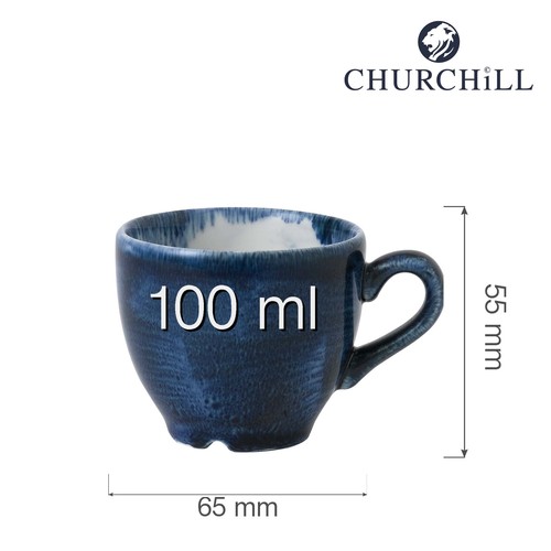 Photo for Stonecast Plume Ultramarine espresso cup, 100ml 2