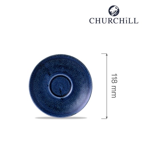 Photo for Stonecast Plume Ultramarine espresso saucer, 118mm 2