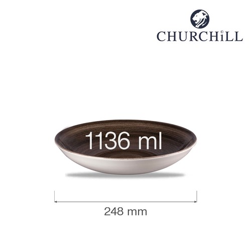 Foto für Coupe-Schale Stonecast Patina Iron Black 248 mm 2