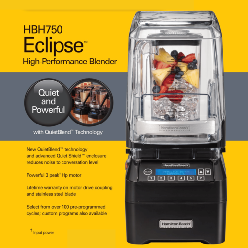 Zdjęcie do Blender barmański HBH750-CE Eclipse® 1.4l 1000W, Hamilton Beach Commercial 7