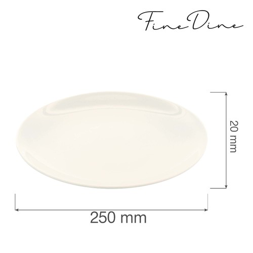 Fotografie pro Talíř bez okraje Crema 250 mm 2