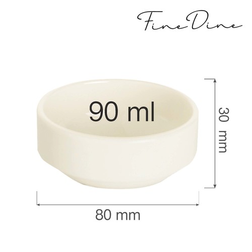Zdjęcie do Stapelbar skål Crema 90 ml, 80 mm 2