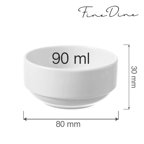 Photo for Bianco stackable bowl, 80mm 2