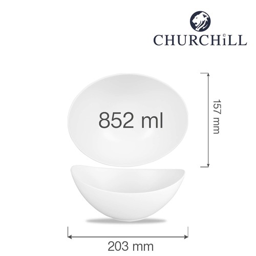 Photo for Alchemy Moonstone Buffet bowl, 203x157mm 2