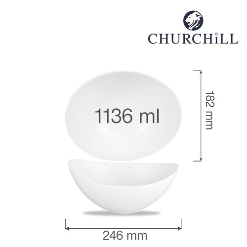 Photo for Alchemy Moonstone Buffet bowl, 246x182mm 2