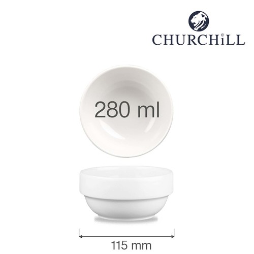 Photo for White Profile stacking bowl, 280ml 2
