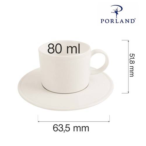 Fotografia pre Stohovateľná šálka Line 80 ml 2
