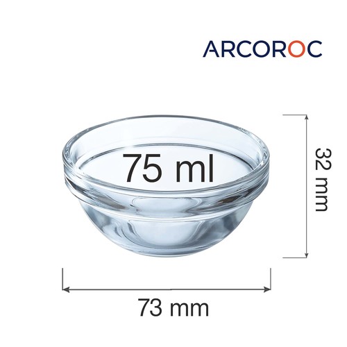 Zdjęcie do Stapelbar salladsskål 75 ml (Gammal kod 10018) 2