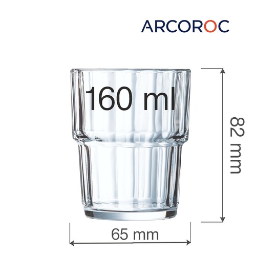 Zdjęcie do Lågt glas Norvege 160 ml (Gammal kod: 60026) 2