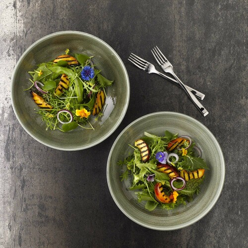 Photo for Stonecast Patina Burnished Green shallow plate, 220 mm 2