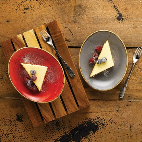 Zdjęcie do Talerz trójkątny Stonecast Berry Red 265 mm 2