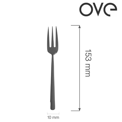 Fotografia pre Amarone Black vidlička na tortu, OVE, 153 mm 2