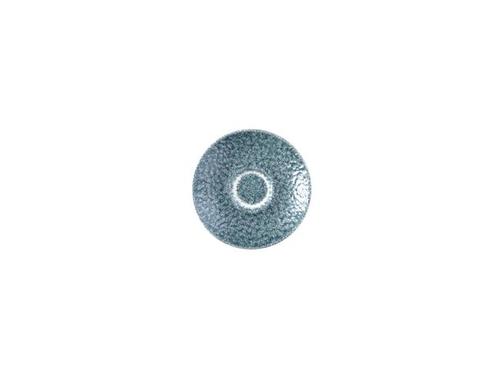 Photo for Raku Topaz Blue espresso saucer, 118mm 2