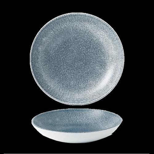 Photo for Raku Topaz Blue coupe bowl, 248mm 2