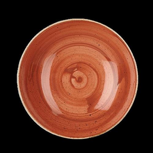 Photo for Stonecast Orange coupe bowl, 248mm 2