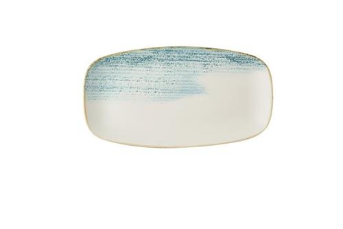 Photo for Homespun Accents Aquamarine rectangular plate, 298x153mm 2
