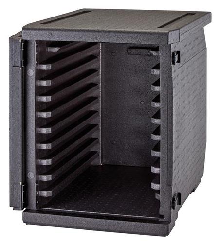 Zdjęcie do Pojemnik termoizolacyjny CAM GOBOX ładowany od przodu, na tace 600x400 mm, z 9 wbudowanymi prowadnicami, 126 l, o wym.770x540x687 mm  2
