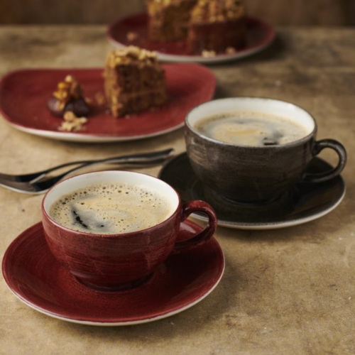 Photo for Stonecast Patina Iron Black cappuccino cup, 227ml 2