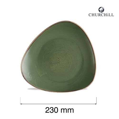 Zdjęcie do Talerz trójkątny Stonecast Sorrel Green, 230mm 2