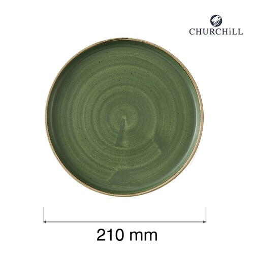 Zdjęcie do Talerz płytki z rantem Stonecast Sorrel Green, 210mm 2