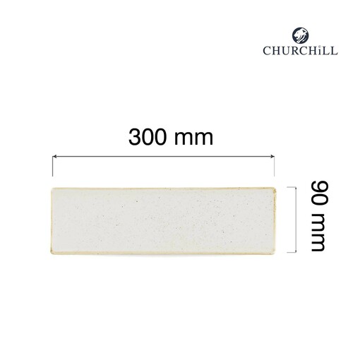 Zdjęcie do Taca porcelanowa Stonecast Barley White, 300x90mm 2