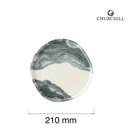Photo for Tide Black Organic Rimmed Plate, 210mm 2