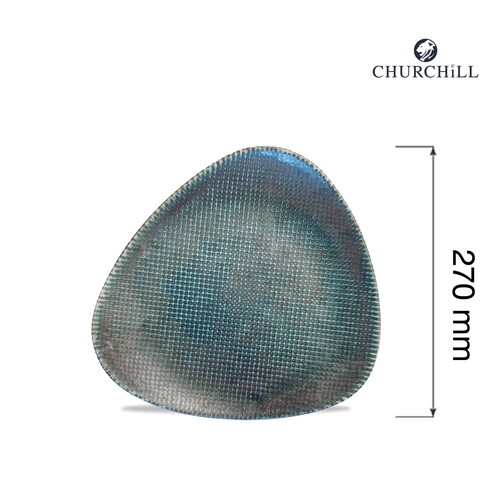 Photo for Astro Metallic Blue Triangle Plate, 270mm 2