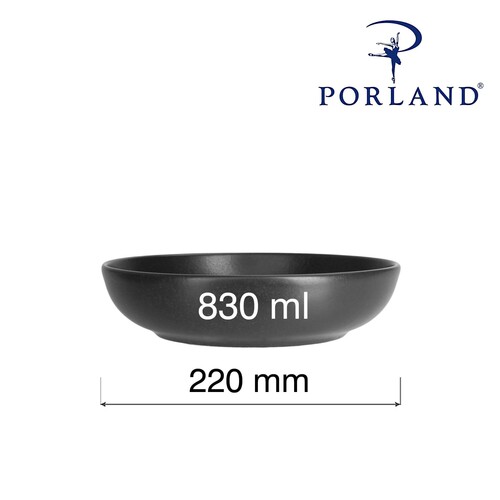 Zdjęcie do Miska płytka Coal, 220mm 2