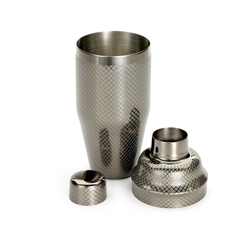 Zdjęcie do Shaker barmański 3-częściowy w stylu japońskim Diamond Lettice, czarny, BarFly, 700ml 2
