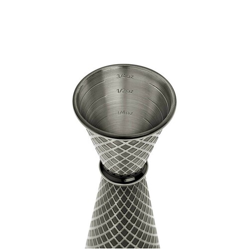 Zdjęcie do Miarka barmańska w stylu japońskim Diamond Lettice, czarna, BarFly, 30/60ml 2