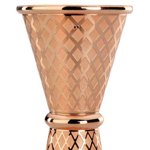 Zdjęcie do Miarka barmańska w stylu japońskim Diamond Lettice, miedź, BarFly, 30/60ml 2