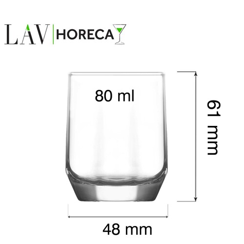 Zdjęcie do Kieliszek shot Riga, 80ml, LAV 2