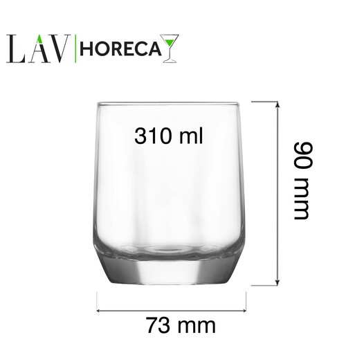 Zdjęcie do Szklanka niska Riga, 310ml, LAV 2