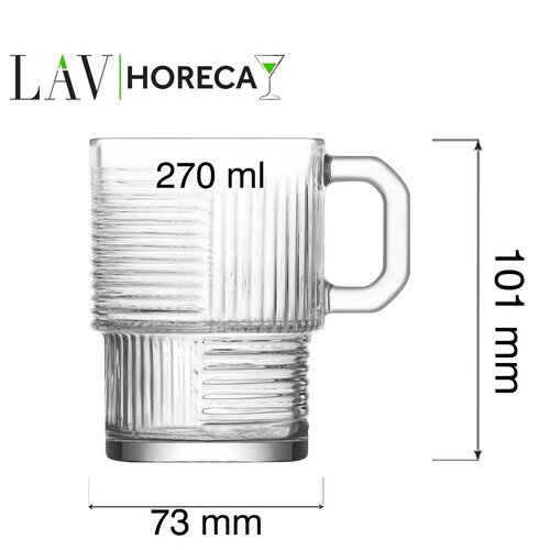 Zdjęcie do Kubek szklany Istanbul, 270ml, LAV 2