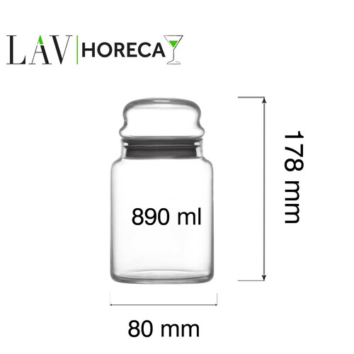 Zdjęcie do Słoik z pokrywką Phuket 890 ml, LAV 2