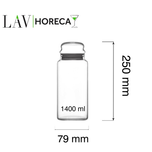 Zdjęcie do Słoik z pokrywką Phuket 1400 ml, LAV 2
