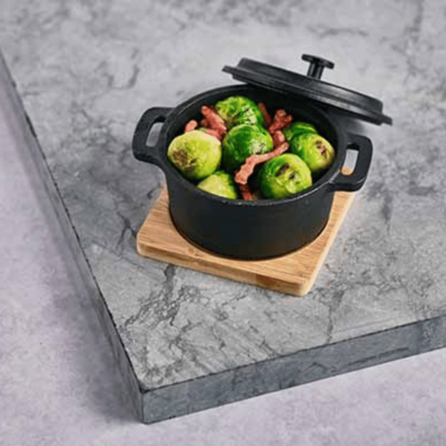 Zdjęcie do Żeliwne naczynie na zupę z podstawką 250 ml 135x105 mm 2