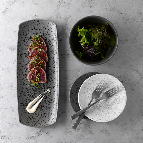 Изображение для Talerz prostokątny Caldera Flint Grey Shades Menu, 360x140mm [ru] 2