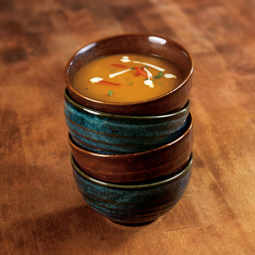 Photo for Cinnamon ribbed bowl, 130x170mm, 560ml 2