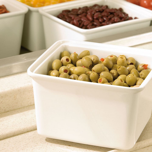 Foto für White Cookware  Rectangle Casserole Dish 7" [de] 2
