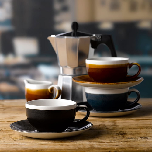 Photo for Monochrome Onyx Black cappuccino cup, 230 ml 2