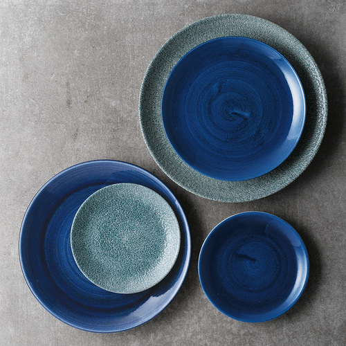 Изображение для Talerz płytki coupe Stonecast Patina Cobalt Blue, 220mm [ru] 2