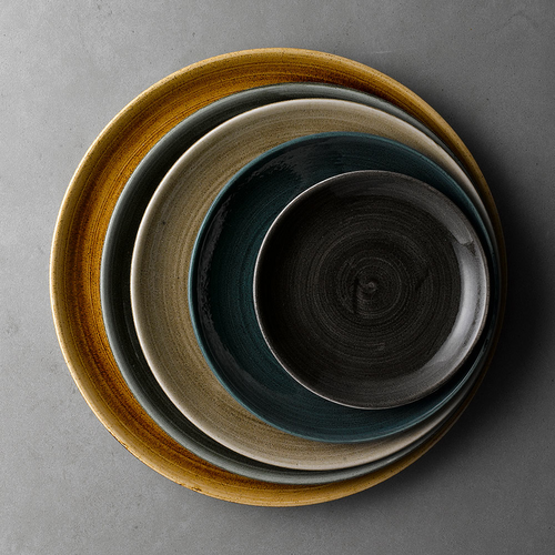 Photo for Stonecast Patina Rustic Teal shallow coupe plate, 220 mm 2